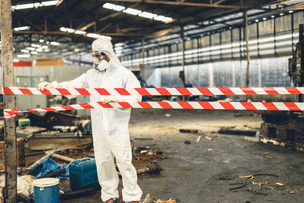 Professional Hoarding Cleanup technician working in Bellevue, OH